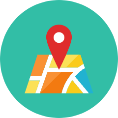 Map Pin Icon from Kameleon Colors Set