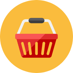Basket 2 Icon from Kameleon Colors Set