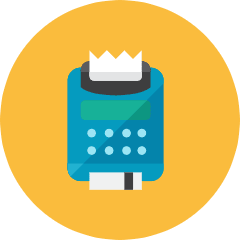 Credit Card Machine Icon from Kameleon Colors Set