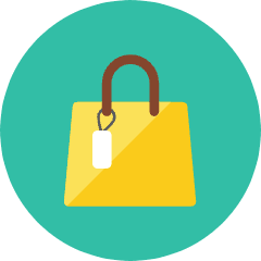 Shopping 4 Icon from Kameleon Colors Set