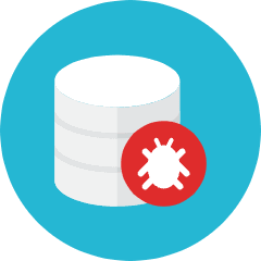 Database Bug Icon from Kameleon Colors Set