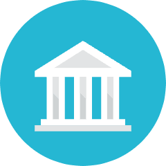 Bank Icon from Kameleon Colors Set