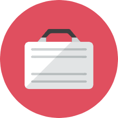 Briefcase Icon from Kameleon Colors Set