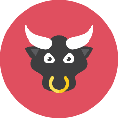 Bull Icon from Kameleon Colors Set