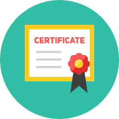 Certificate 2 Icon from Kameleon Colors Set