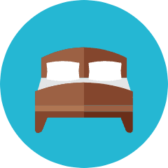 Bed 2 Icon from Kameleon Colors Set