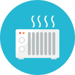 Heater Icon from Kameleon Colors Set