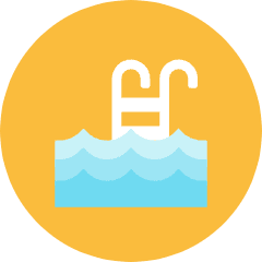 Pool Icon from Kameleon Colors Set