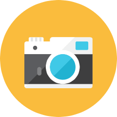 Camera Front Icon from Kameleon Colors Set