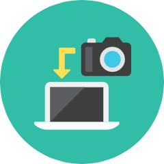 Computer Camera Icon from Kameleon Colors Set