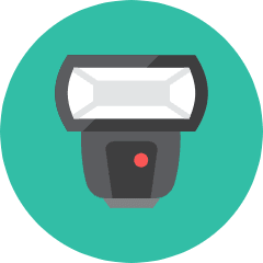 Flash Icon from Kameleon Colors Set
