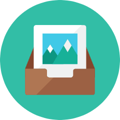 Image Box Icon from Kameleon Colors Set