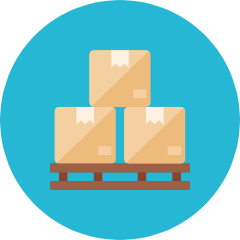 Boxes Icon from Kameleon Colors Set