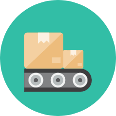 Conveyor Belt Icon from Kameleon Colors Set