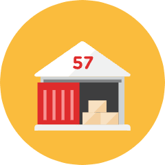 Storehouse Icon from Kameleon Colors Set