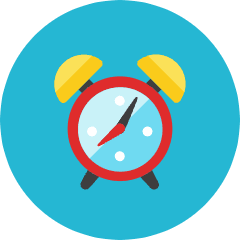 Alarm Clock Icon from Kameleon Colors Set