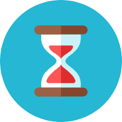 Hourglass Icon from Kameleon Colors Set