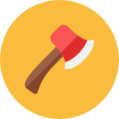 Axe Icon from Kameleon Colors Set