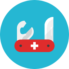 Pocket Knife Icon from Kameleon Colors Set