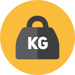 Weight Icon from Kameleon Colors Set