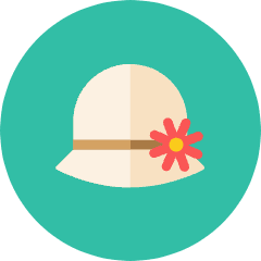 Hat Icon from Kameleon Colors Set