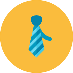 Necktie Icon from Kameleon Colors Set