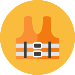 Safety Vest Icon from Kameleon Colors Set