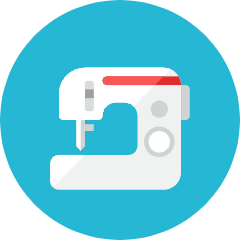 Sewing Machine Icon from Kameleon Colors Set