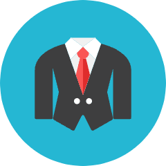 Suit Icon from Kameleon Colors Set