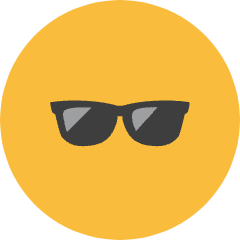 Sunglasses 2 Icon from Kameleon Colors Set