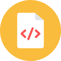 Coding File 2 Icon from Kameleon Colors Set