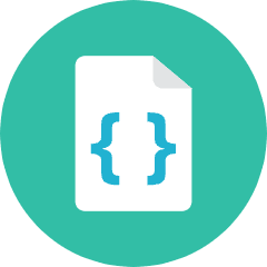 Coding File Icon from Kameleon Colors Set