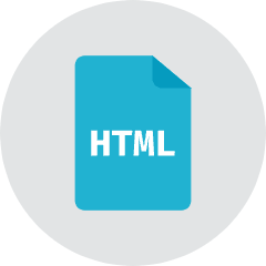 Html File Icon from Kameleon Colors Set