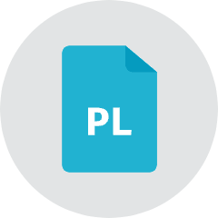 Pl File Icon from Kameleon Colors Set
