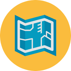 Construction Blueprint Icon from Kameleon Colors Set