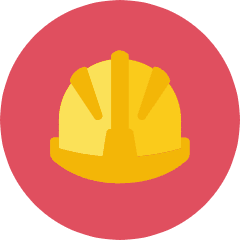 Construction Helm Icon from Kameleon Colors Set