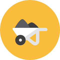Wheelbarrow Icon from Kameleon Colors Set
