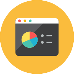 Windows Chart Icon from Kameleon Colors Set