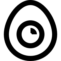 Allergens Egg Icon from Sharp Line Set