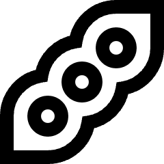 Allergens Soy Bean 2 Icon from Sharp Line Set