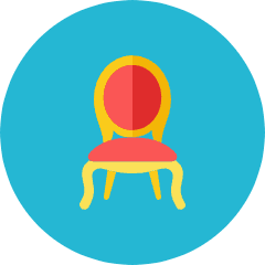 Chair 3 Icon from Kameleon Colors Set