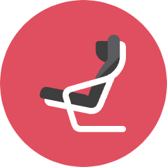 Chair Icon from Kameleon Colors Set