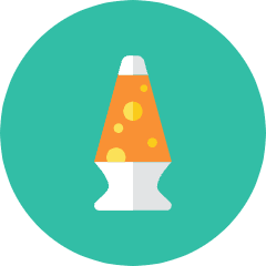 Lava Lamp Icon from Kameleon Colors Set