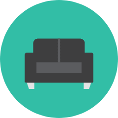 Sofa 3 Icon from Kameleon Colors Set