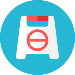 Block Sign Icon from Kameleon Colors Set