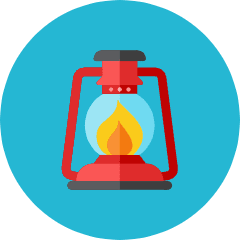 Lantern Icon from Kameleon Colors Set