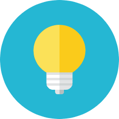 Light Bulb Icon from Kameleon Colors Set