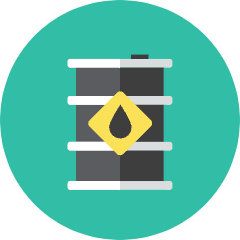 Oil Barrel Icon from Kameleon Colors Set