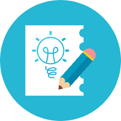 Drawing Sketch Icon from Kameleon Colors Set