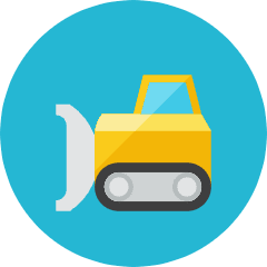 Bulldozer 2 Icon from Kameleon Colors Set